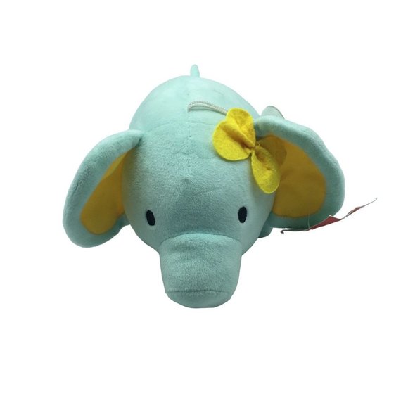 Play Beauty Baby Elephant Soft Plush Stuffed Animal 4" x 7" Has Tag Suction Cup - Picture 1 of 11